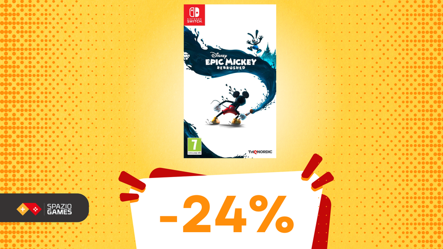 Immagine di Disney Epic Mickey: Rebrushed in OFFERTA su Amazon! 24% di SCONTO su un classico moderno!