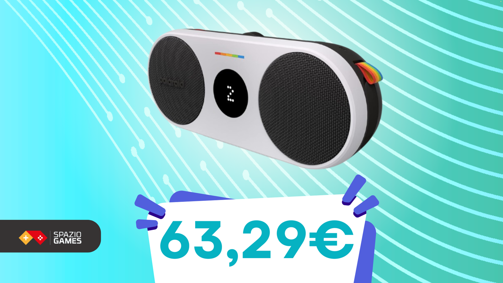 Questo speaker Bluetooth di Polaroid è uno SPETTACOLO ed è in offerta al MINIMO STORICO!