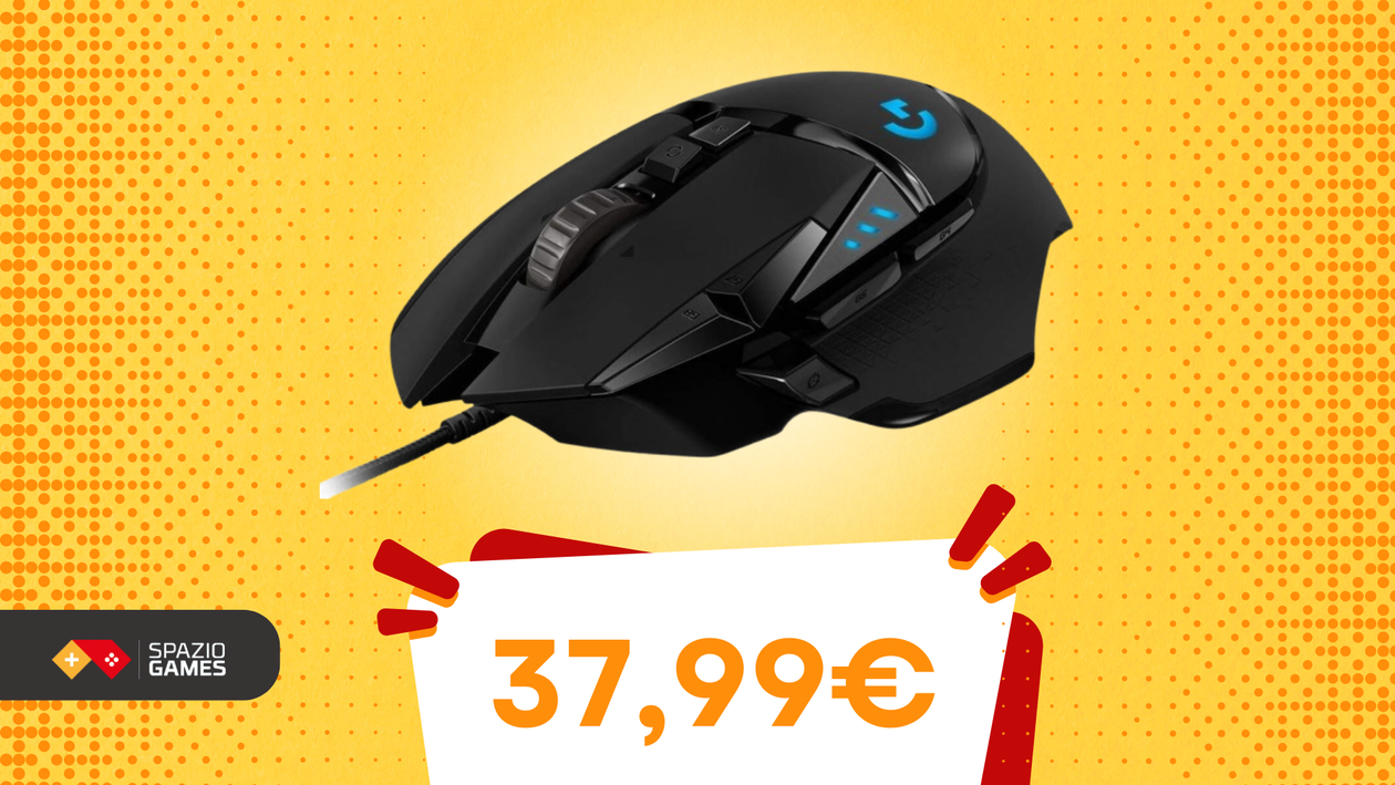 Immagine di Il mouse da gaming più preciso che c'è SCONTATO?! Logitech G G502 HERO costa SOLO 37,99€!