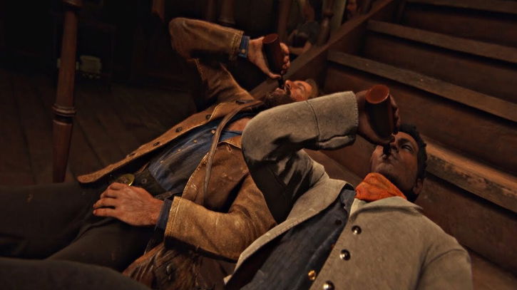 Immagine di Red Dead Redemption 2 è ora un gioco da "ubriachi", letteralmente