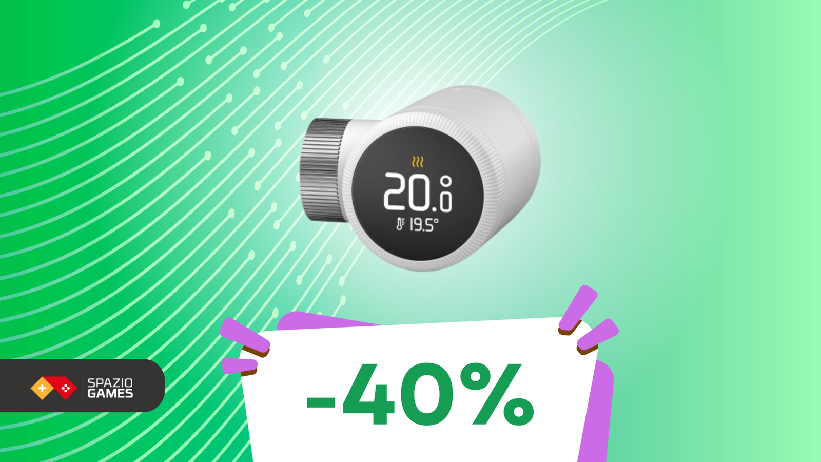 Con questo termostato smart potrai goderti un CLIMA PERFETTO senza alzarti dal divano! (-40%)