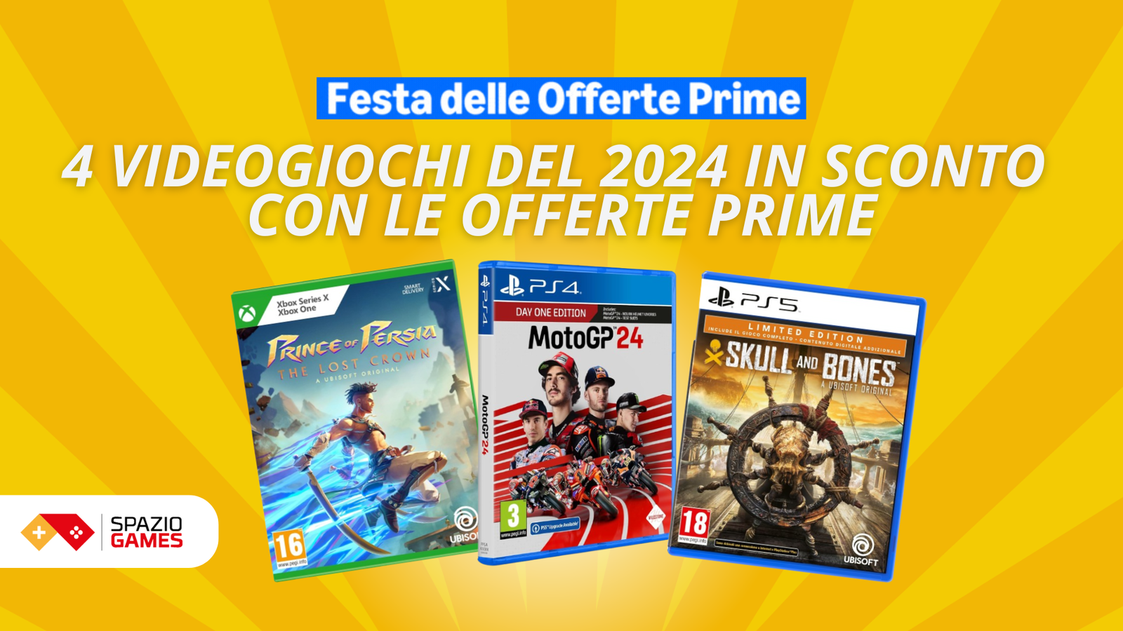 Festa delle Offerte Prime: 4 videogiochi del 2024 che dovresti proprio recuperare!