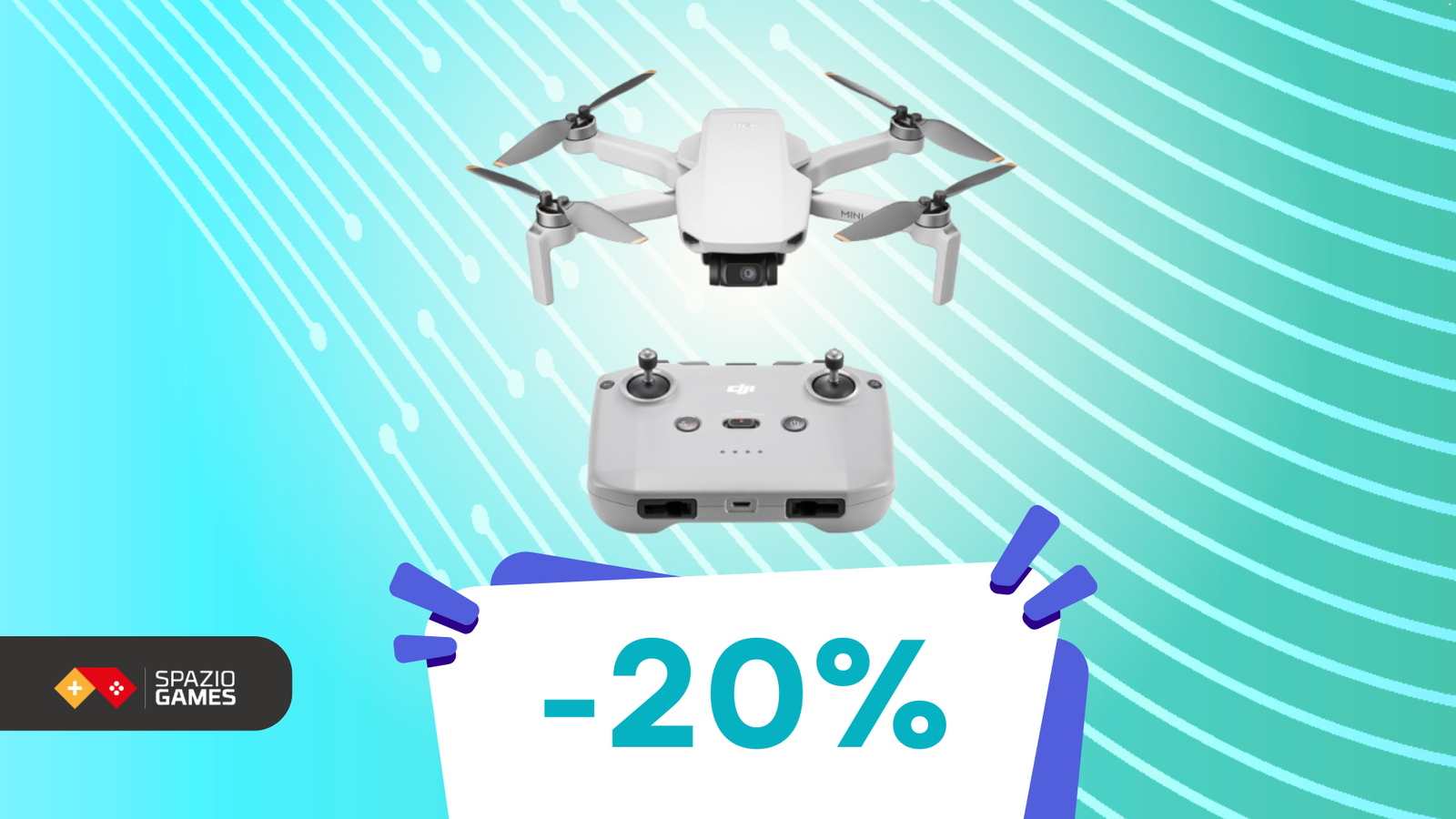 Scopri il mondo dall'alto con il nuovo drone DJI Mini: compatto e potente! (-20%)