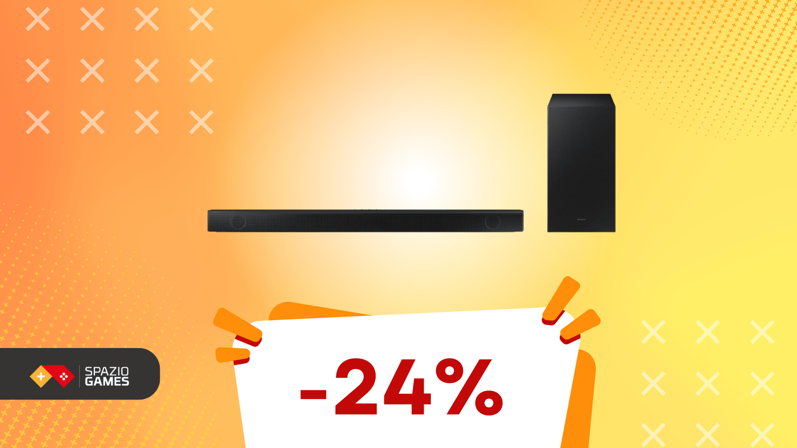 Audio da cinema a casa tua con questa soundbar Samsung. ora a SOLI 129€ su Amazon!