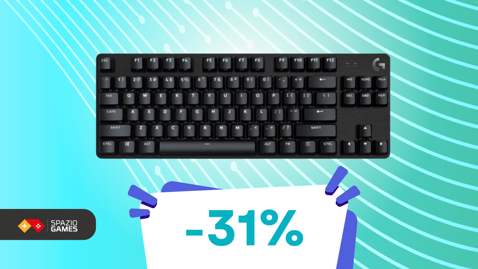 Illuminazione personalizzabile e prestazioni eccezionali: la tastiera Logitech per veri videogiocatori è IN SCONTO! (-31%)