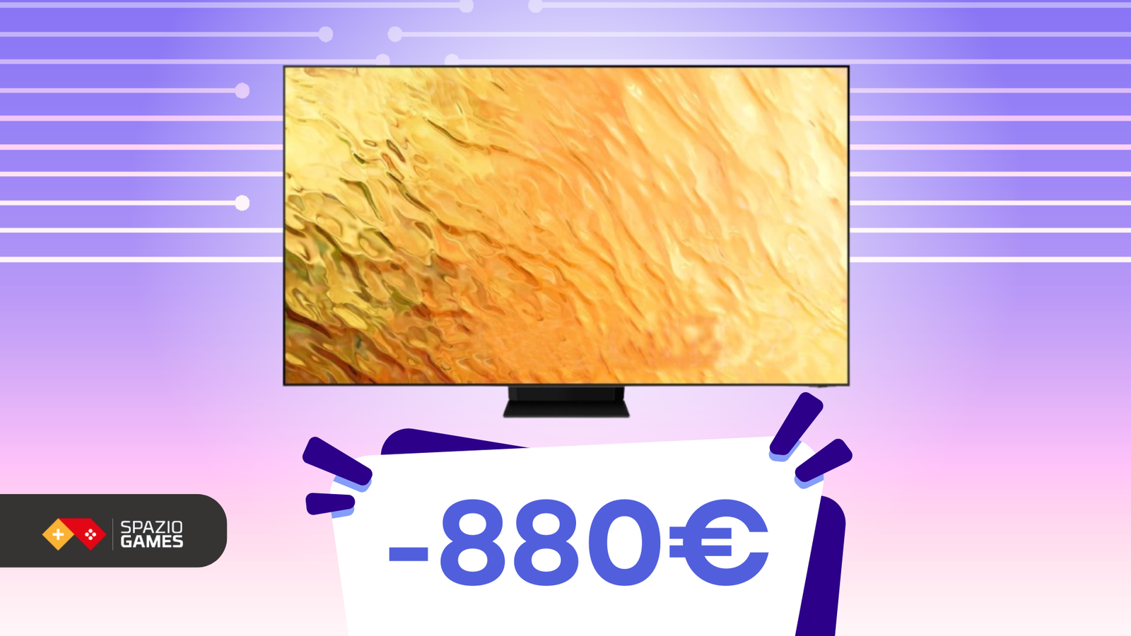 Gioca come mai prima d'ora: la Samsung Neo QLED porta il gaming a un nuovo livello! (-880€)