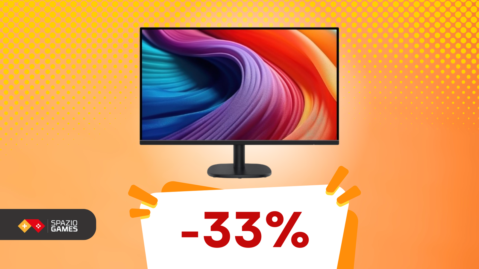 Design minimale e prestazioni elevate: il monitor per PC di Amazon Basics ti aspetta a PREZZO RIDOTTO! (-33%)