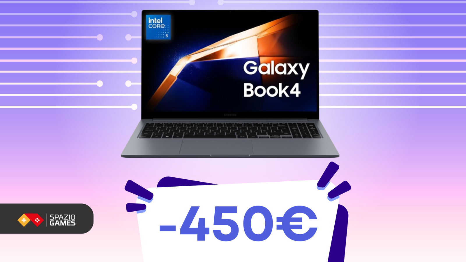 Innovazione e design si incontrano nel Samsung Galaxy Book4: portati avanti e approfitta dell'Offerta Prime! (-450€)