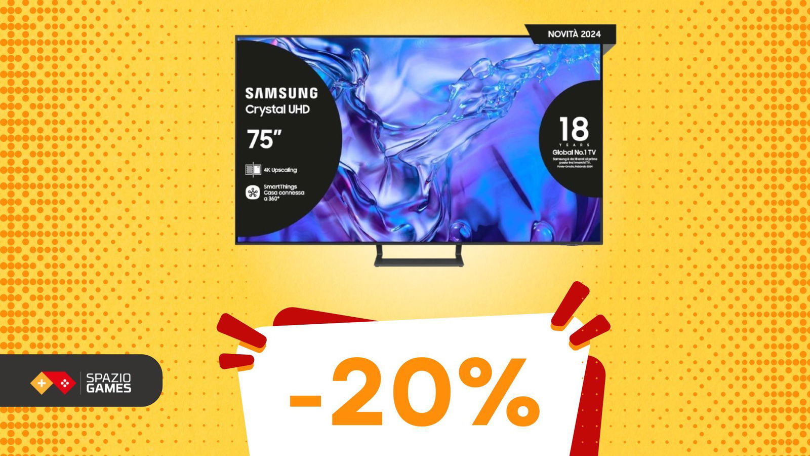 Questa TV gigante è IN OFFERTA, ma non durerà per sempre!