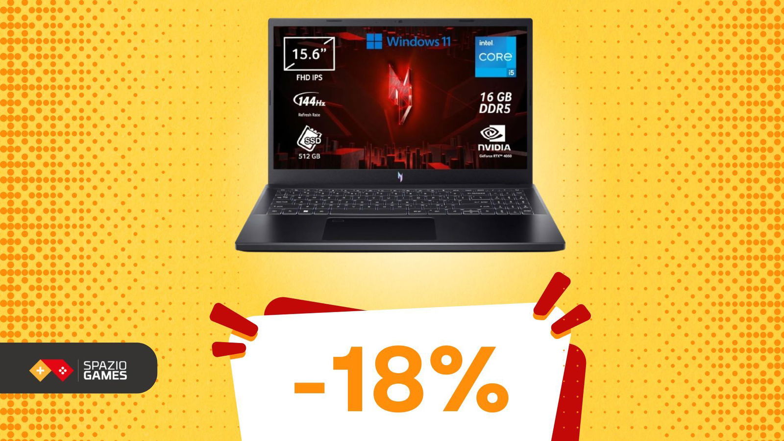 Il notebook perfetto per i gamer a SOLI 899€ su Amazon! Non perdetevelo!