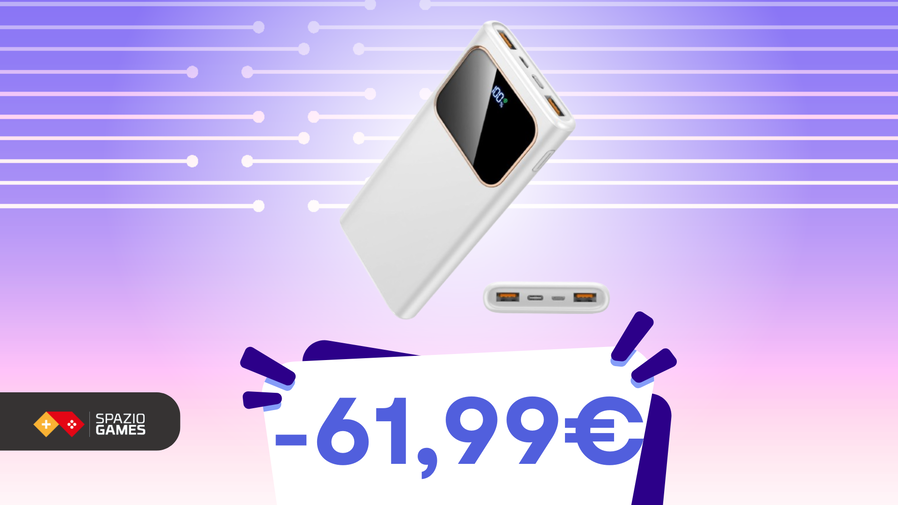 Immagine di Potenza portatile: il powerbank che non ti lascia mai a secco oggi costa 60€ IN MENO!