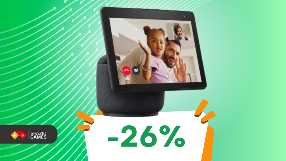 Immagine di Echo Show 10 ti tiene compagnia: il futuro è già qui!