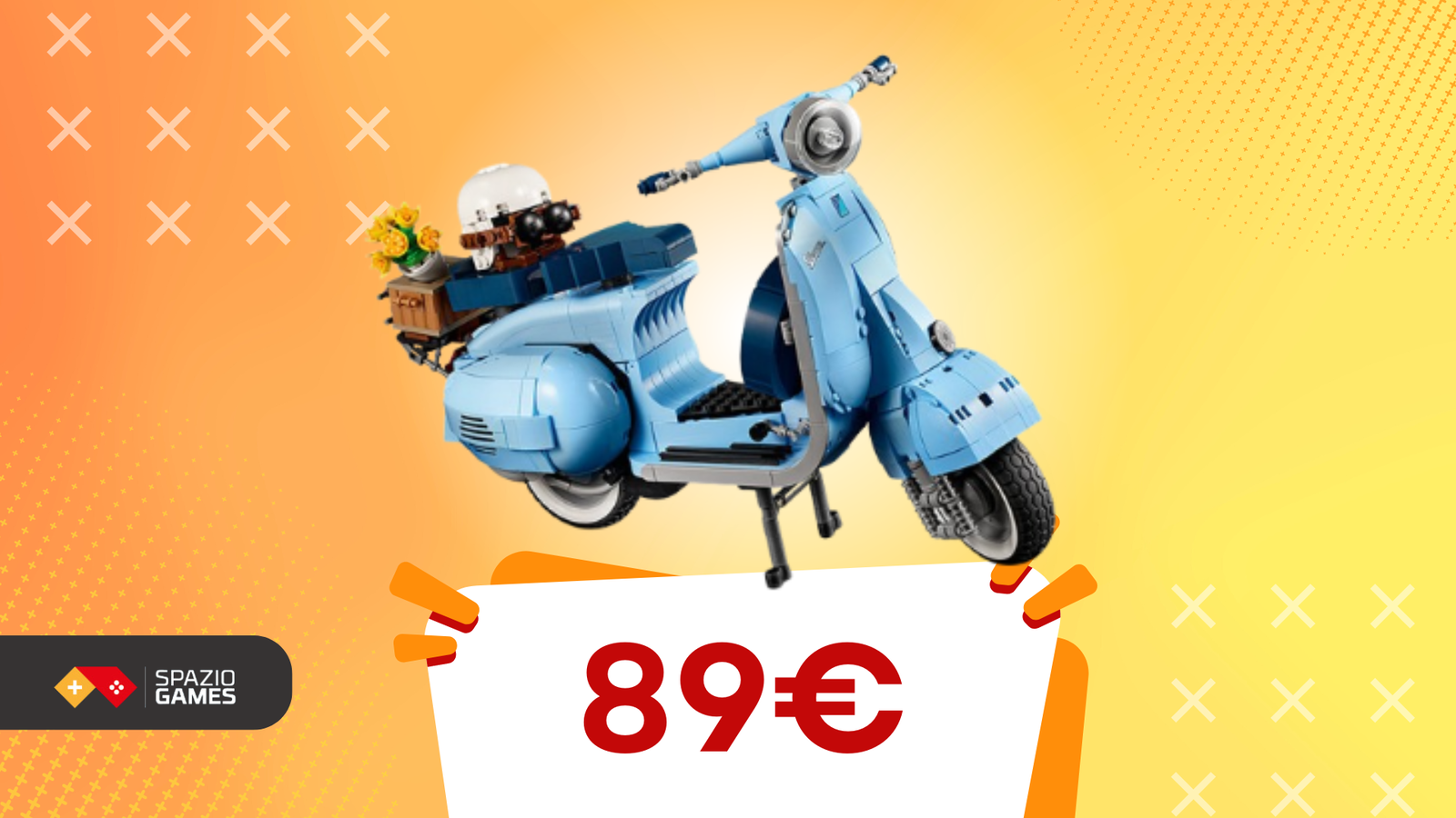 Vespa 125 LEGO: l’unico motore che funziona a pura creatività!