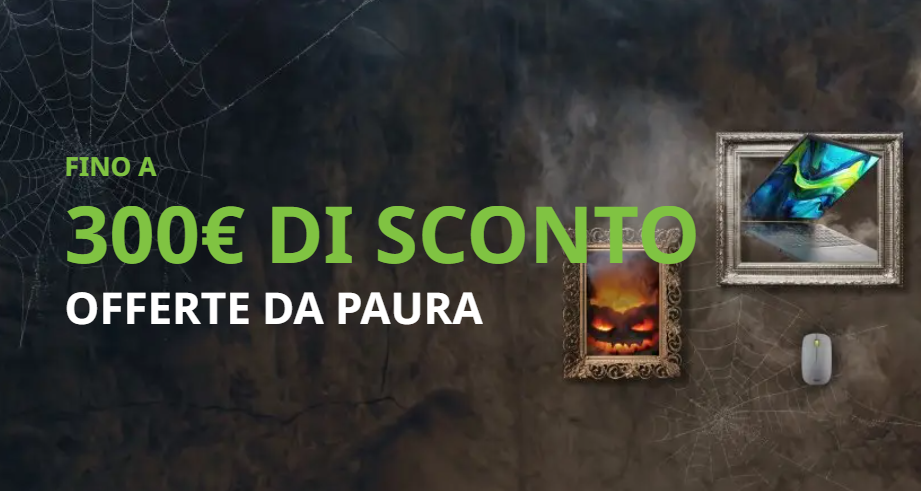 SCONTI DA PAURA sul sito di Acer! Fino a 300€ di sconto su tanti accessori da gaming!