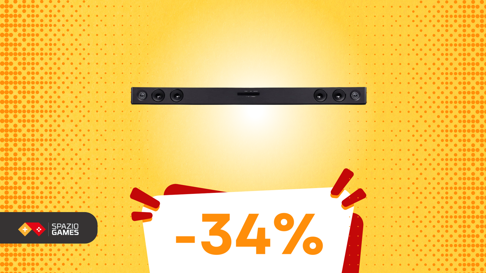 Non solo TV, questa soundbar in OFFERTA fa ballare anche il divano!