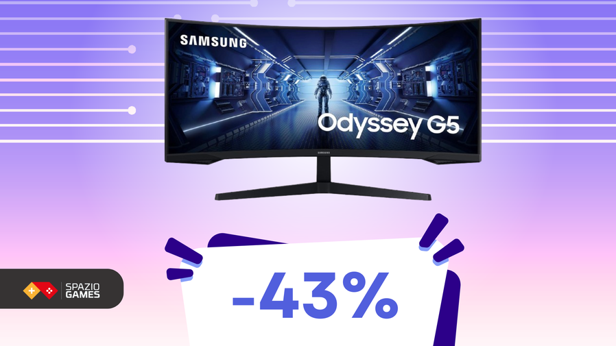 Immagine di Samsung Odyssey G5: il monitor perfetto per le tue maratone di lavoro e gioco IN SCONTO! - 43%