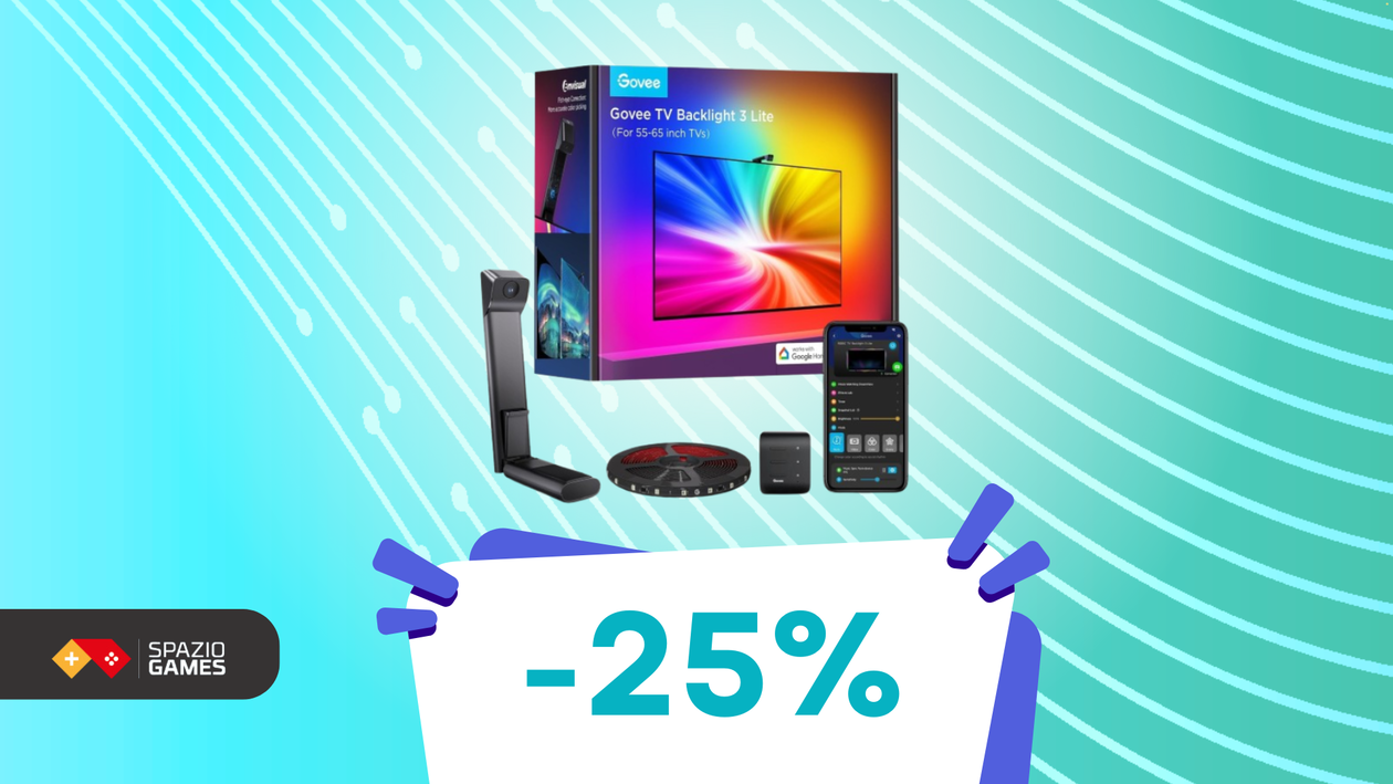 Immagine di Colori e gaming si incontrano: il LED Govee trasforma la tua TV in un’esperienza immersiva! (-25%)