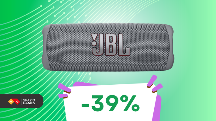 JBL Flip 6: suono straordinario e design waterproof per tutte le tue avventure! (-39%)