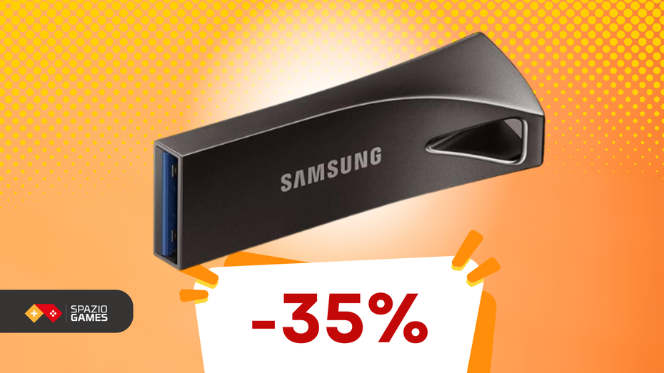 Immagine di Chiavetta USB Samsung 64 GB a soli 13€: praticamente un regalo!