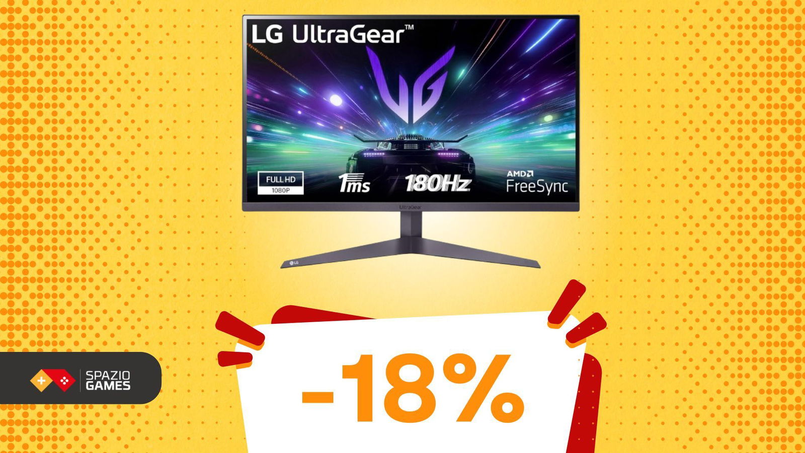 La tua postazione di gioco farà un salto di qualità con questo monitor LG! -18%