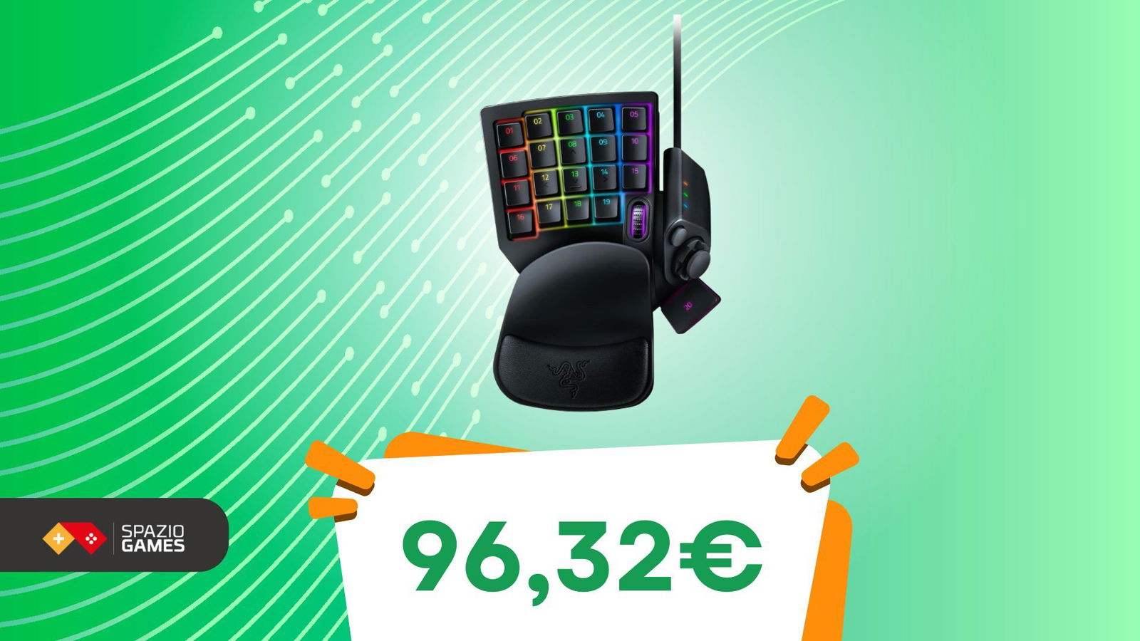 Hai troppi comandi da ricordare? Ci pensa Razer Tartarus V2, oggi IN OFFERTA!