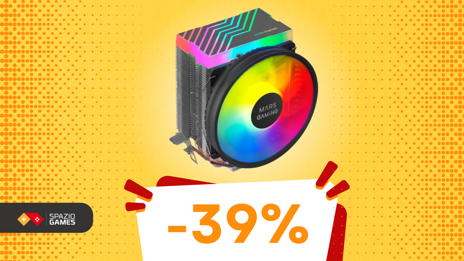 Raffreddamento da urlo a un prezzo da capogiro! Scopri il Mars Gaming MCPU33 IN SCONTO! -39%