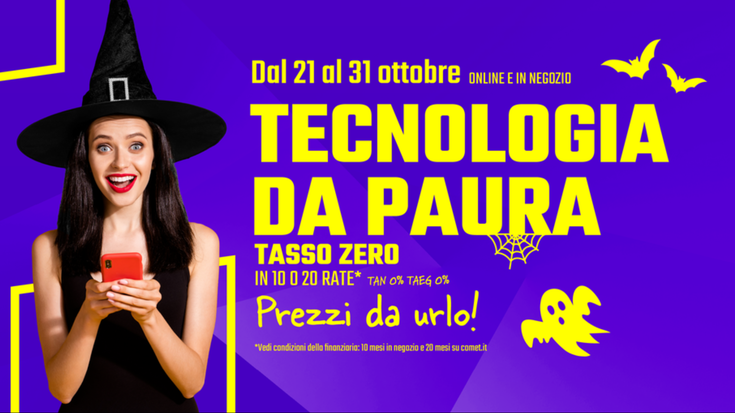 Tecnologia in 20 rate e con ZERO TASSE: la follia delle offerte Comet!