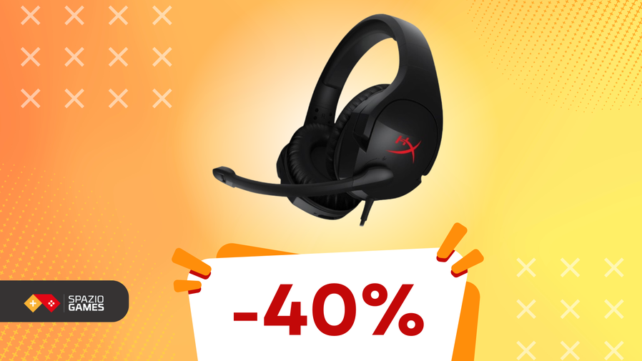 Immagine di HyperX Cloud Stinger: il suono che non ti aspetti da cuffie così leggere e SCONTATE del 40%!