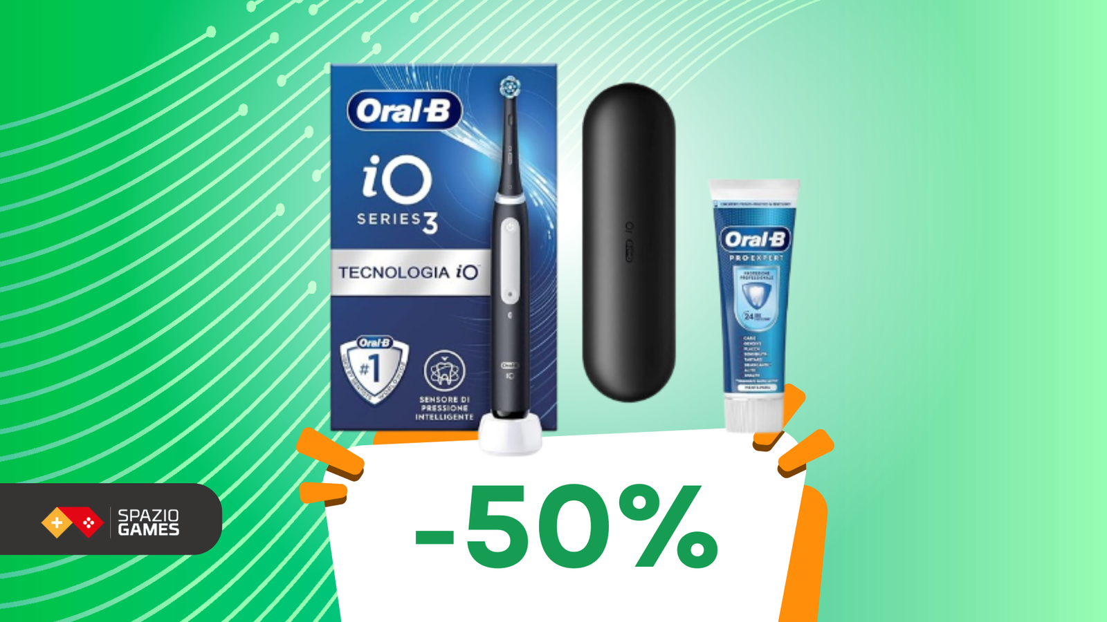 Sorriso perfetto e sano con Oral-B iO 3 a soli 60€!