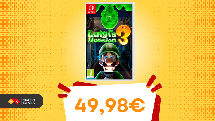 Acchiappa i fantasmi in una villa infestata con Luigi's Mansion 3, oggi IN OFFERTA!