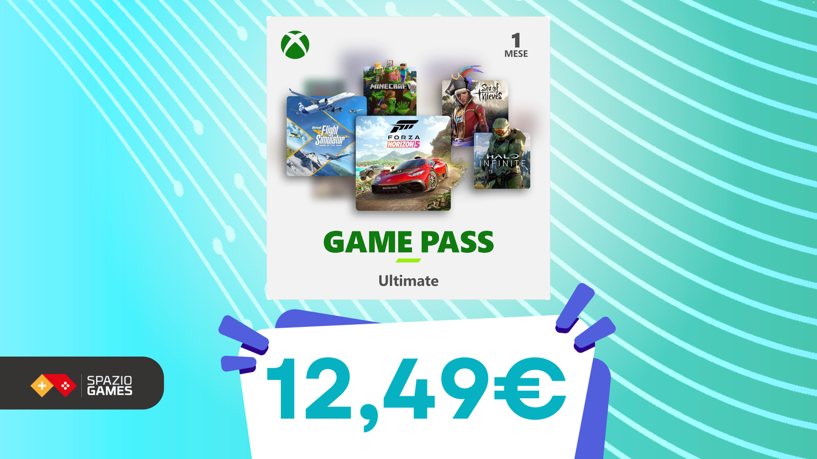 GIOCA SENZA LIMITI: un mese di Xbox Game Pass Ultimate a solo 12,49€!