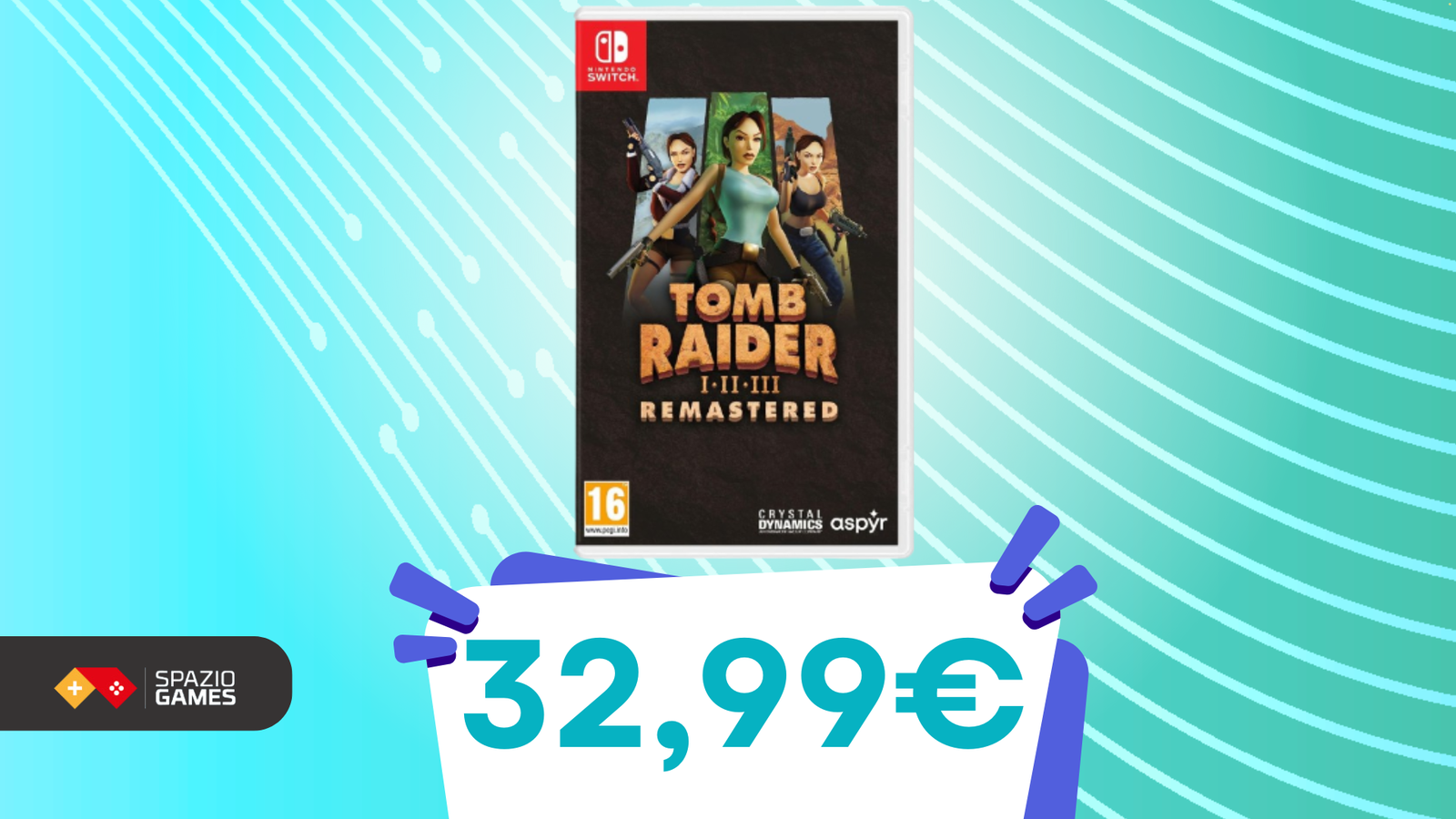 Rivivete le avventure classiche di Lara con Tomb Raider 1-3 Remastered, oggi a SOLI 33€!