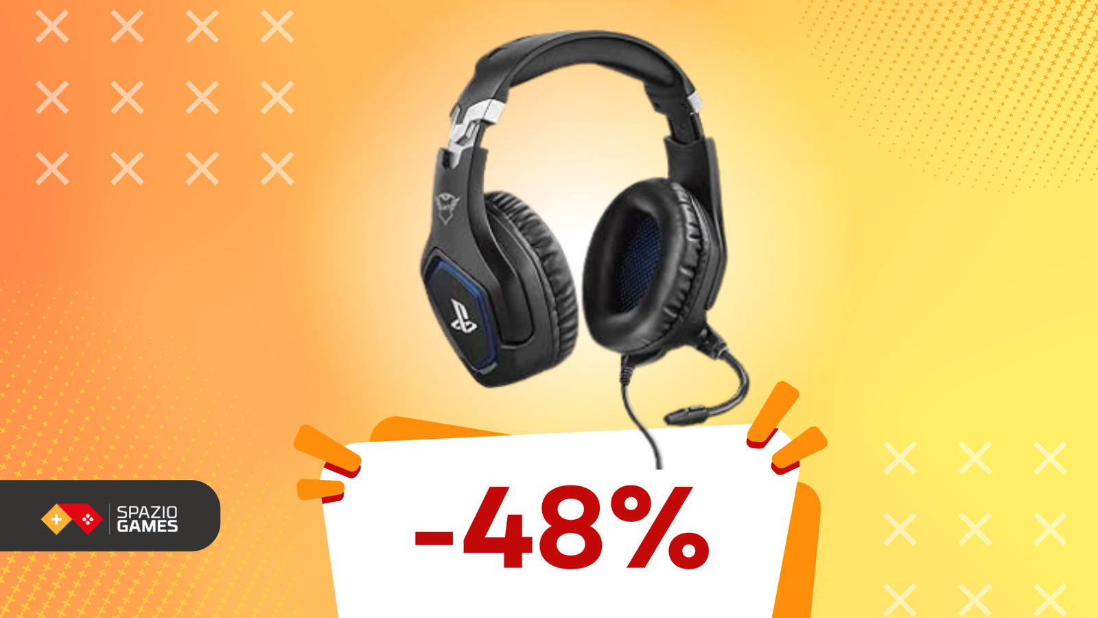 Cuffie gaming a SOLI 26€ per sentire i nemici... e ignorare la suocera!