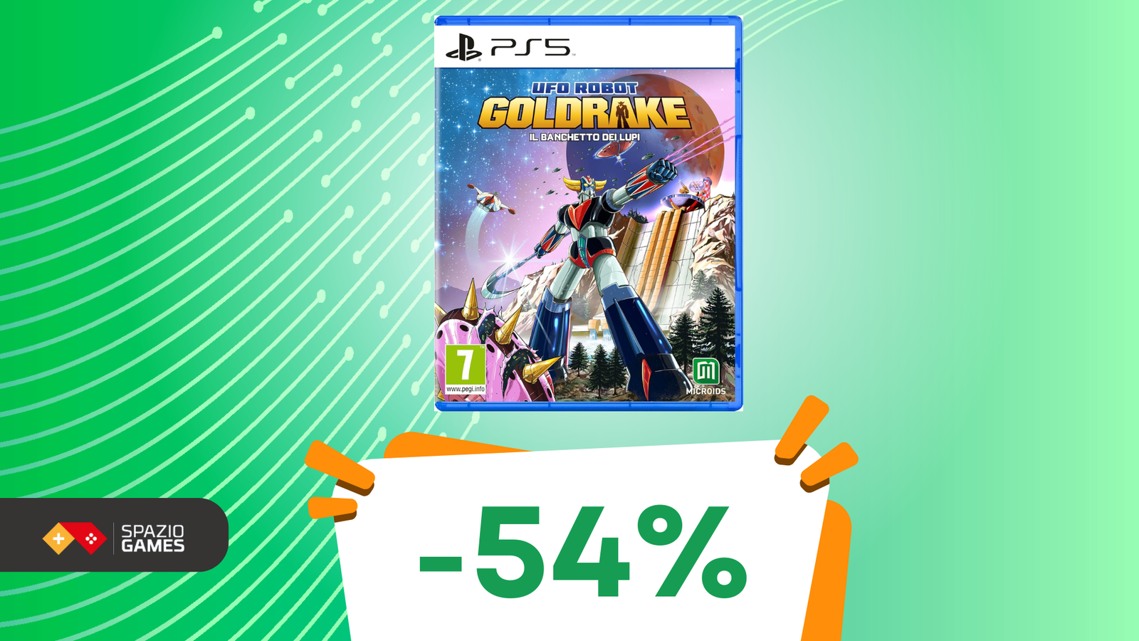 Ufo Robot Goldrake SCONTATO del 54%! Come Daisuke, non perderti questa OFFERTA SPAZIALE!