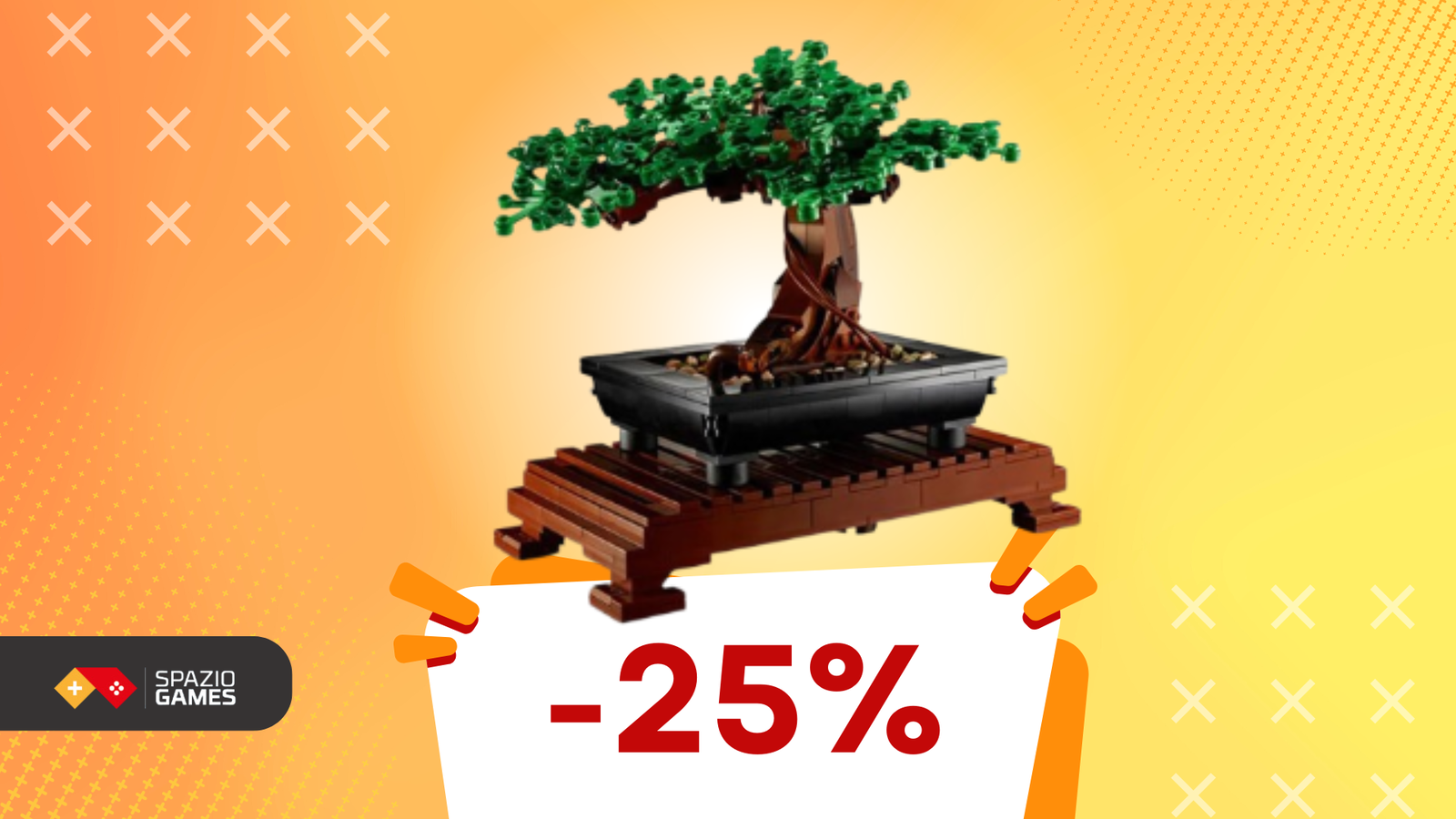 Offerta per chi ha il pollice nero: il bonsai LEGO non muore mai!