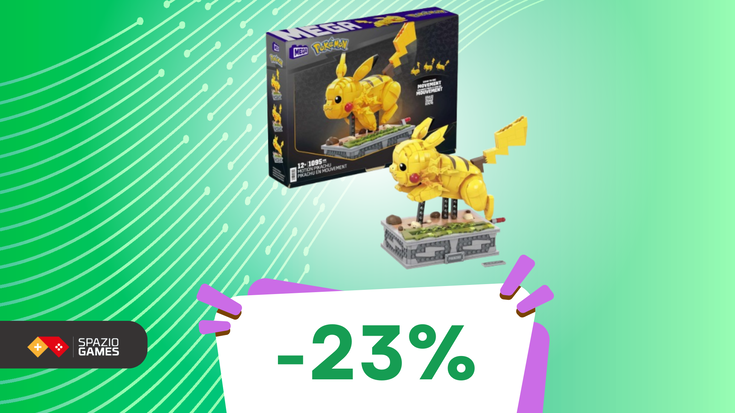 Costruisci il tuo Pikachu con MEGA e cattura la magia dei Pokémon! (-23%)