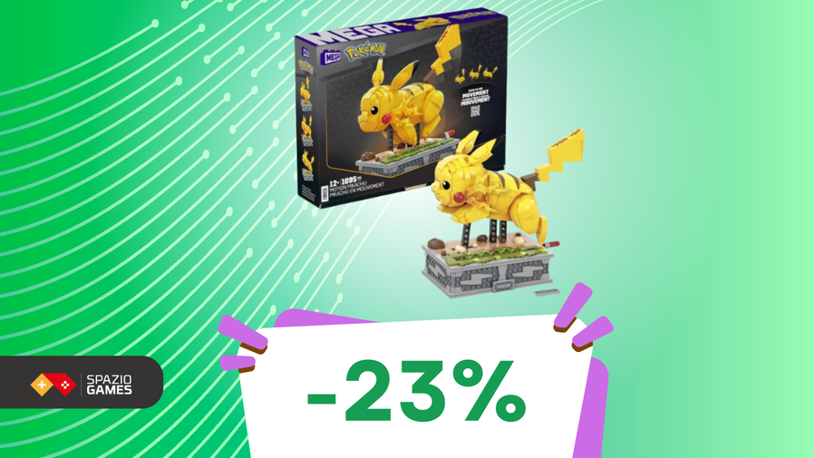 Immagine di Costruisci il tuo Pikachu con MEGA e cattura la magia dei Pokémon! (-23%)