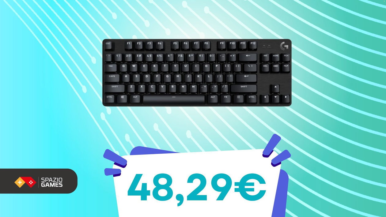 Immagine di Questa tastiera gaming Logitech non è mai costata COSI' POCO! MENO DI 49€!