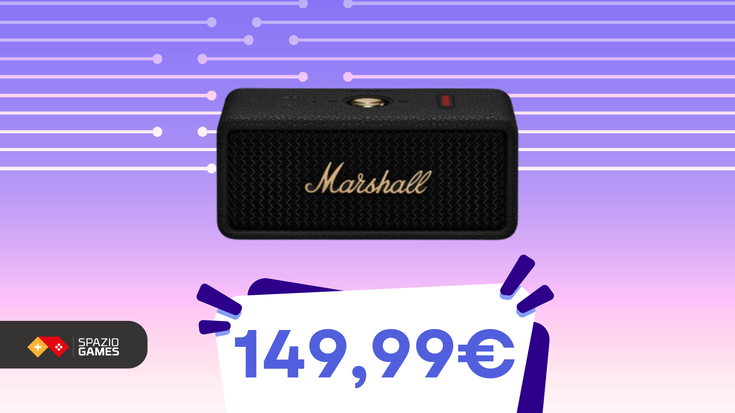 Volume e stile senza compromessi con Marshall Emberton III! Oggi a SOLI 149,99€!