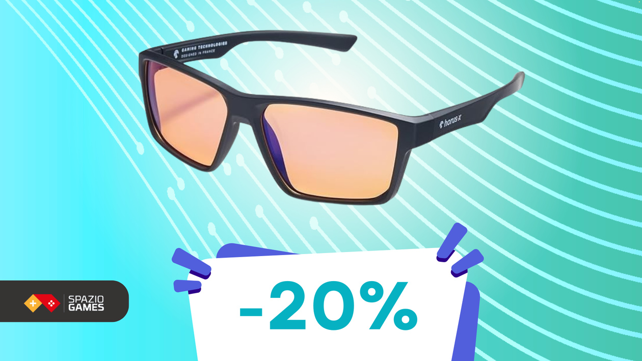 Immagine di Sessioni di gioco più lunghe e senza stress per gli occhi grazie agli occhiali Horus X! (-20%)