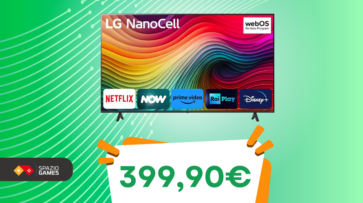 Immagine di Questa smart TV LG Nanocell da 50% non è mai costata COSI' POCO! MENO di 400€!