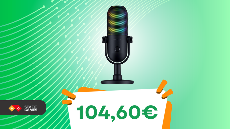 Immagine di Razer Seiren V3 Chroma: il microfono perfetto per streamer, ora in offerta a un PREZZO IMBATTIBILE!