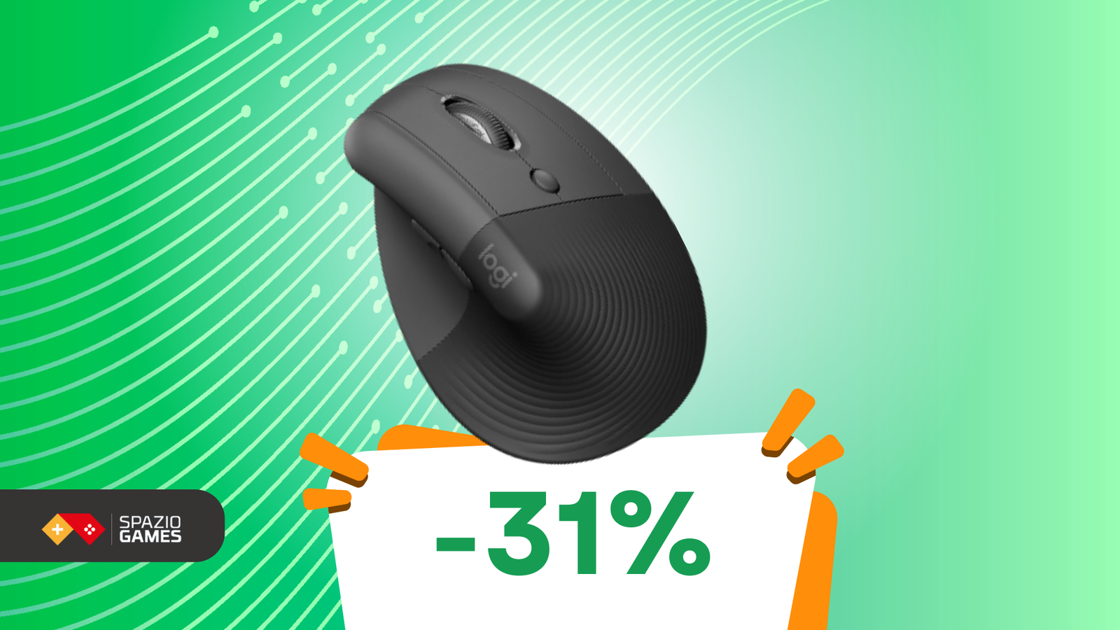 Comfort e produttività con il mouse Logitech Lift a 57€!