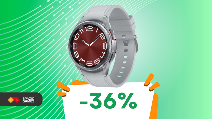 Immagine di Samsung Galaxy Watch6 Classic a 267€: risparmio del 36%!