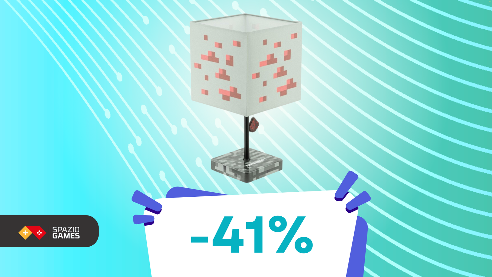 MAI VISTA una lampada di Minecraft a così poco! Risparmi il 41%!