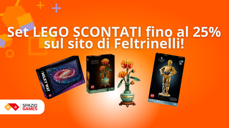 Il Lucca Comics&Games è in arrivo: acquista 2 set LEGO sul sito di Feltrinelli e ottieni uno sconto del 25%!