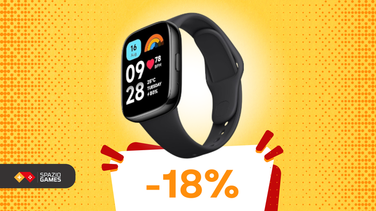 Xiaomi Redmi Watch 3 Active in OFFERTA oggi a soli 33€!