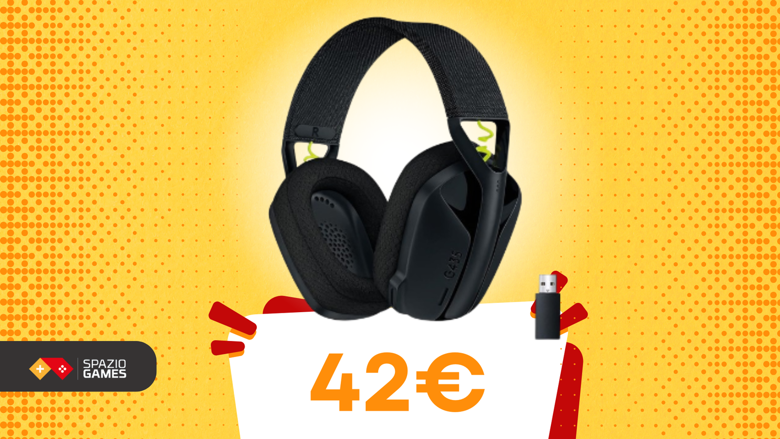 Cuffie da gaming Logitech G G435 a SOLO 42€ con SCONTO e COUPON!