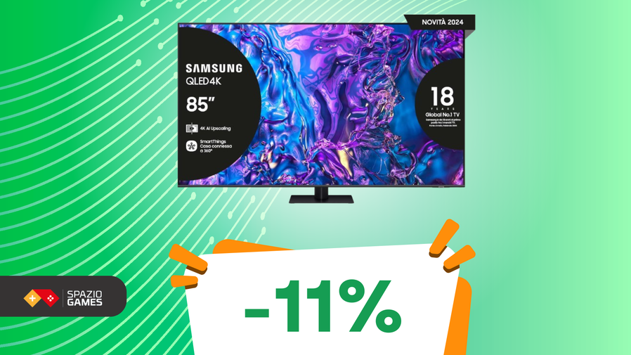 Immagine di Con questa smart TV Samsung 4K 85" porti il cinema nel tuo salotto a un PREZZO IMBATTIBILE!