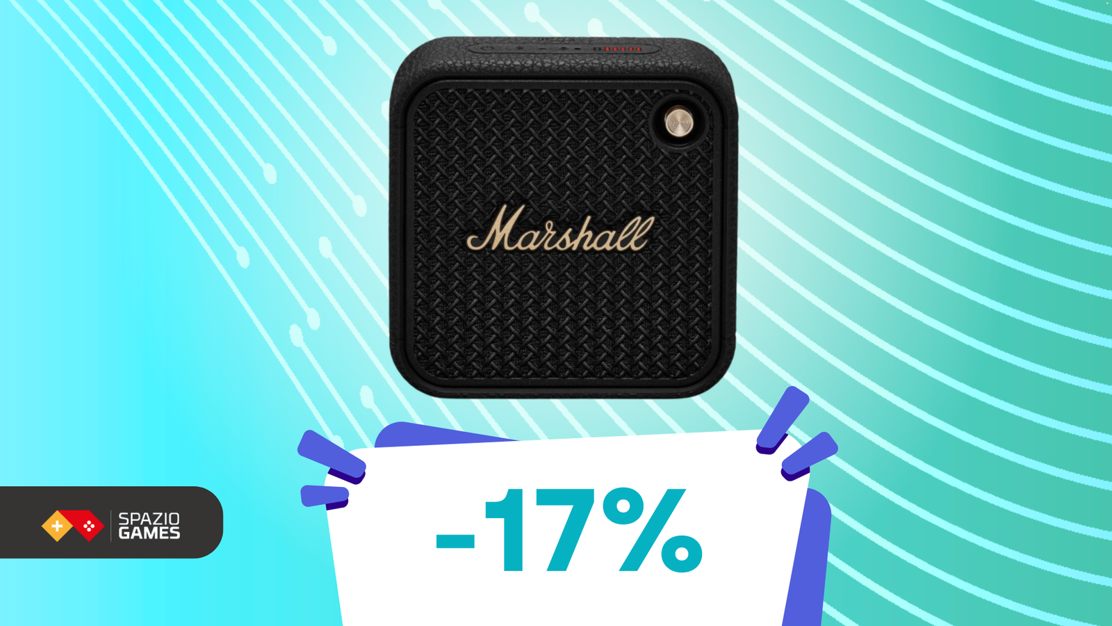 Marshall Willen II: potenza e stile rock in un altoparlante portatile! (-17%)